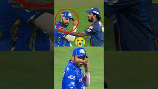 KL Rahul Heart winning gesture for Crying Rohit sharma after MI loss against LSG #shorts #trending