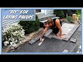 Diy paver walkway  polymeric sand  techobloc eva