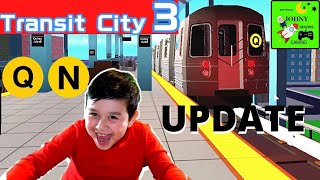 Johny Plays Transit City 3 New Update Coney Island MTA Q & N Subway Train Ride screenshot 1
