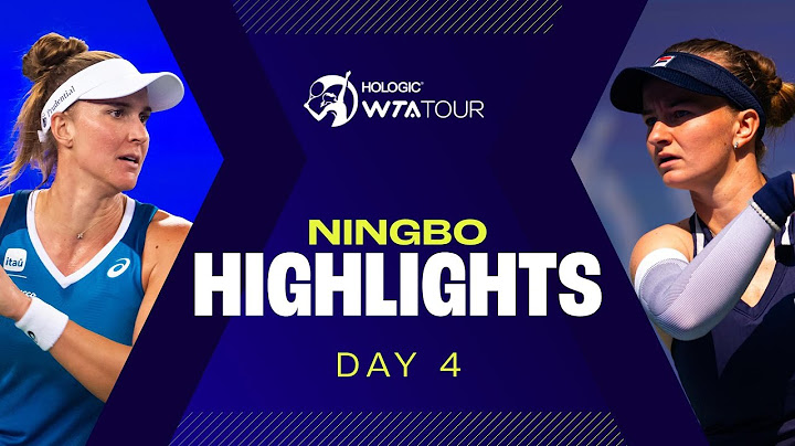 Haddad Maia, Krejcikova, Kalinskaya & Muchova on Day 4 at Ningbo 2024 | WTA Match Highlights