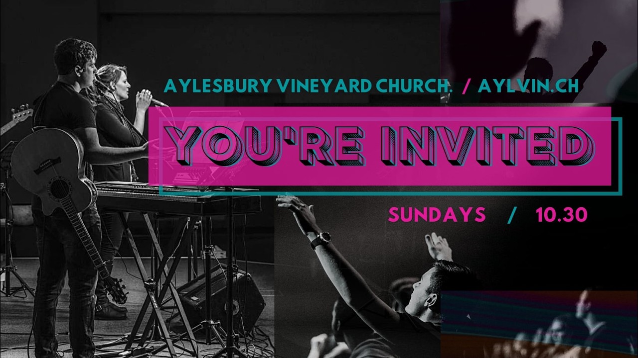 Sunday Service, 2nd August 2026, 10.30 am – Aylesbury Vineyard Church