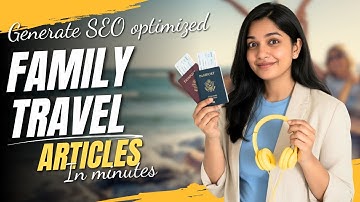 Create Family Travel Blogs in Minutes with AI – (Autoblogging 2025)