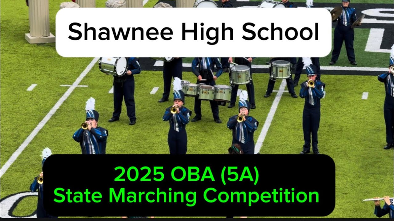 Shawnee High School Marching Band~ 2025 OBA (5A) State Marching Competition 
