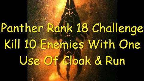 Ghost Recon Breakpoint Panther Rank 18 Challenge Kill 10 Enemies With One Use Of Cloak & Run