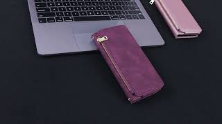 Galaxy Z Flip 3 Detachable Wallet Case with Card Holders and Cross Body Strap screenshot 5