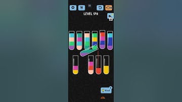 water color sort level 176 walkthrough solutions iOS