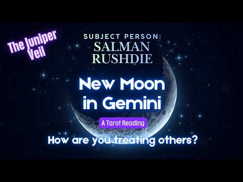 New Moon in Gemini: Salman Rushdie