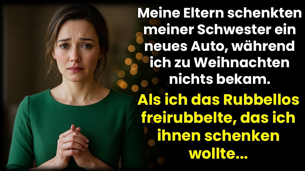 Meine Eltern schenkten meiner Schwester zu Weihnachten ein Auto – ich bekam nichts