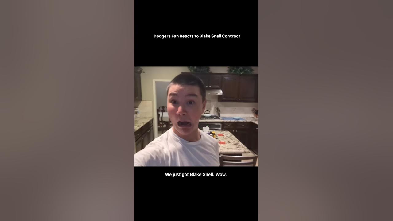 Dodgers fan reacts to blake snell contract 5 years 182m dodgers mlb