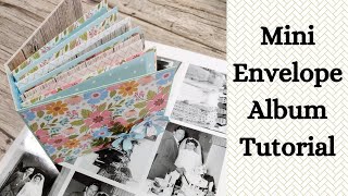 Gorgeous Envelope Mini Album Tutorial | Live Replay Step by Step