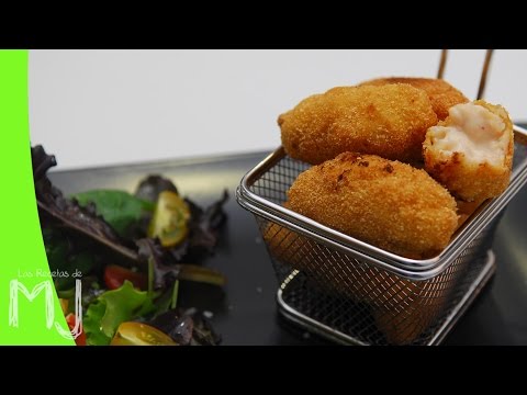 Video: Cómo Hacer Croquetas De Camarones Y Calamares