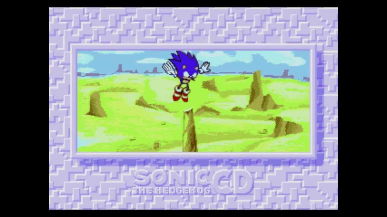 Sonic CD' o primeiro jogo em formato (CD) lançado para o 'Sega CD