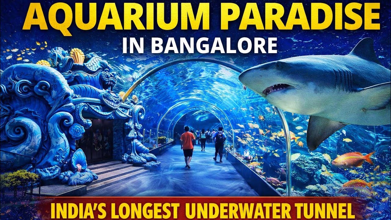 Aquarium Paradise In Bangalore India's Longest Underwater Tunnel