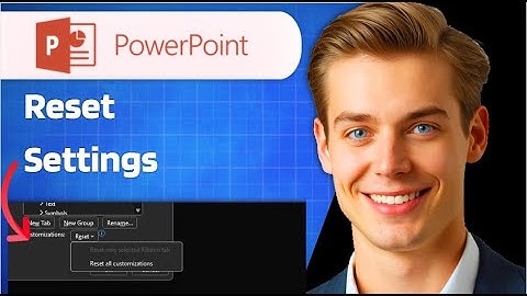 How To Reset Microsoft Powerpoint To Default Settings Tutorial