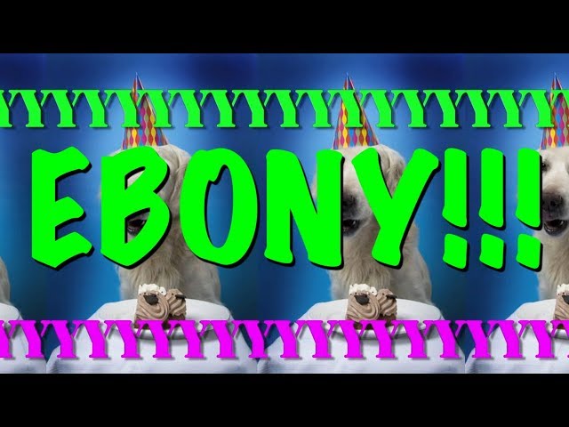 HAPPY BIRTHDAY EBONY! - EPIC Happy Birthday Song