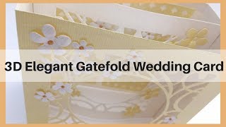 3D gatefold wedding card screenshot 1