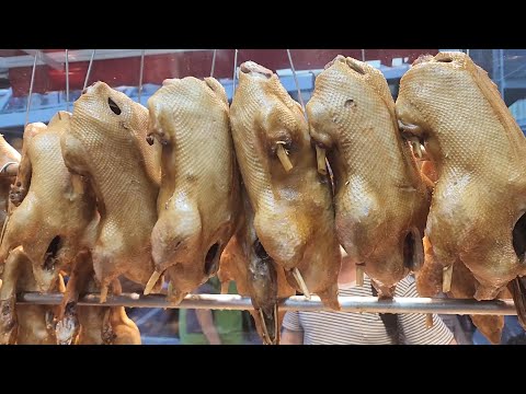 #Hongkong #MarinatedGoose，Master skills #PigEars #Duck #chicken #GooseLiver #HongkongStreetFood #asm