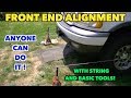 Auto Front End Alignment Made Easy. Do it yourself.
