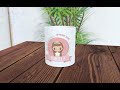 Vídeo: Taza personalizada comunión niña con mariposas rosas