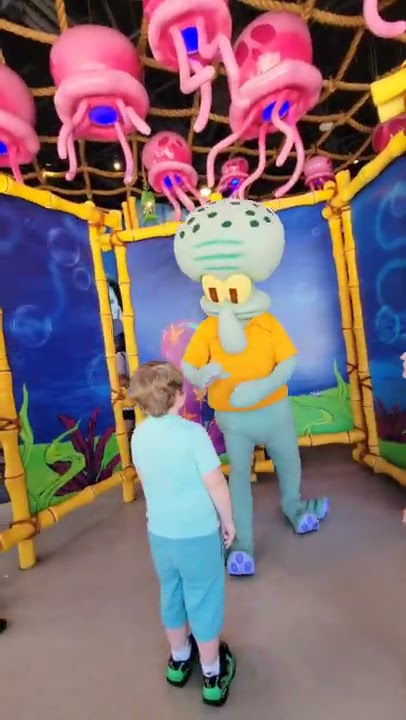 What Squidward Was Thinking. SpongeBob Meet & Greet