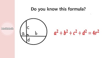 Geometry - HOW TO: a² + b² + c² + d² = 4r²