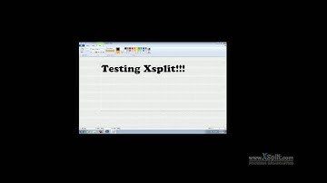 Testing Uploads and stuff with XSplit