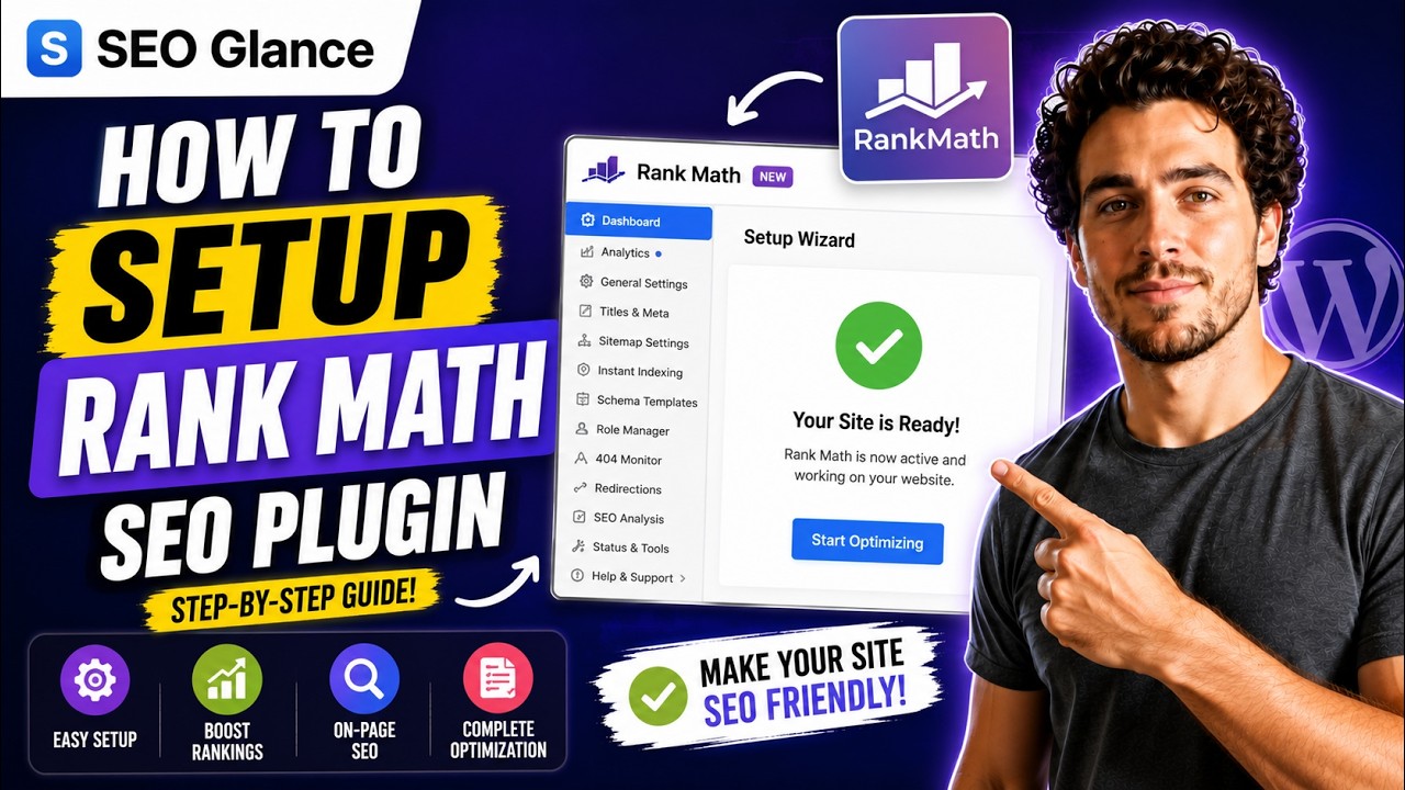 Rank Math SEO Plugin Tutorial | WordPress SEO Setup for Beginners - YouTube