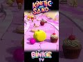 🍎🎳 Learn Fruits with Kinetic Sand Bowling Ball Candy Race | Binkie TV