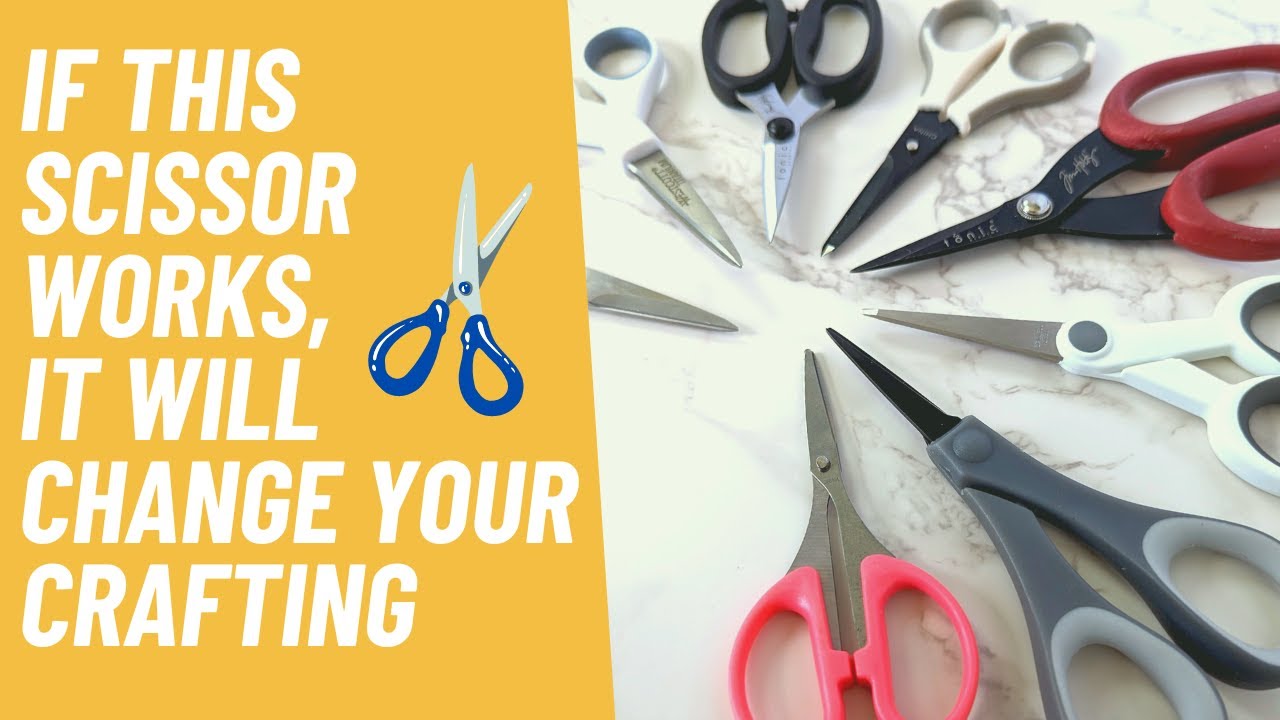 The 5 Different Types of Scissors You NEED in Your Craft Room - Little Red  Window