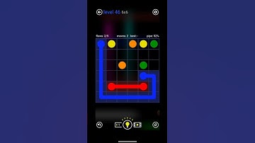 Flow free | Interval pack | 6×6 | Level 46 #braingames #flowfree #trending #shorts #viral #tseries