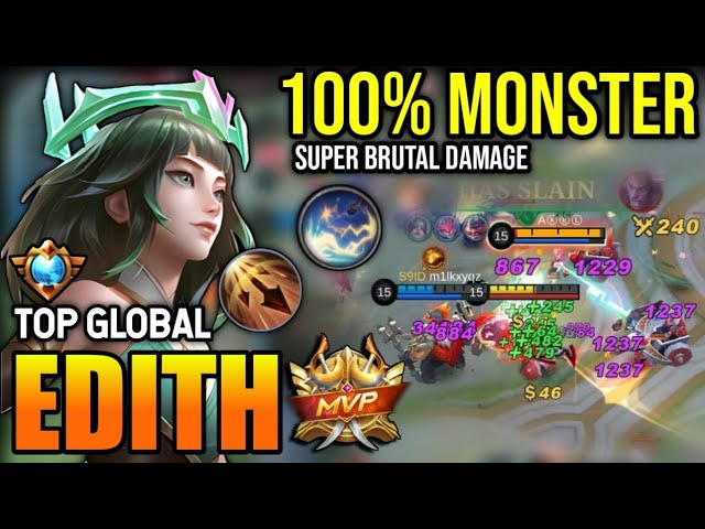 Edith Mobile Legends , Edith Gameplay Best Build And Skill Combo - Mobile  Legends Bang Bang - BiliBili