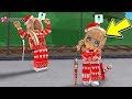 COPYING CHRISTMAS AVATARS as a BABY in Roblox MM2!