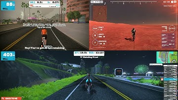 Zwift, SOL, and Zwift wide screen