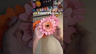 Turning paper into petals 🌷✨ #togetherwcreativeness #papercraft #diyflowers #shorts
