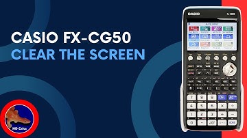How to clear the screen on your Casio fx-CG50 Calculator