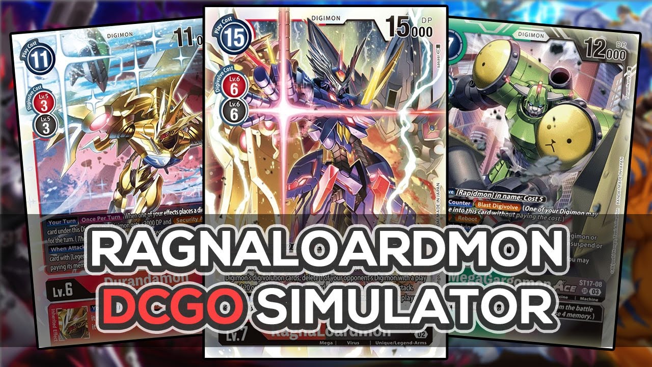[DCGO] Ragnaloardmon OTK vs Mastemon | Digimon TCG (Digimon Simulator ...