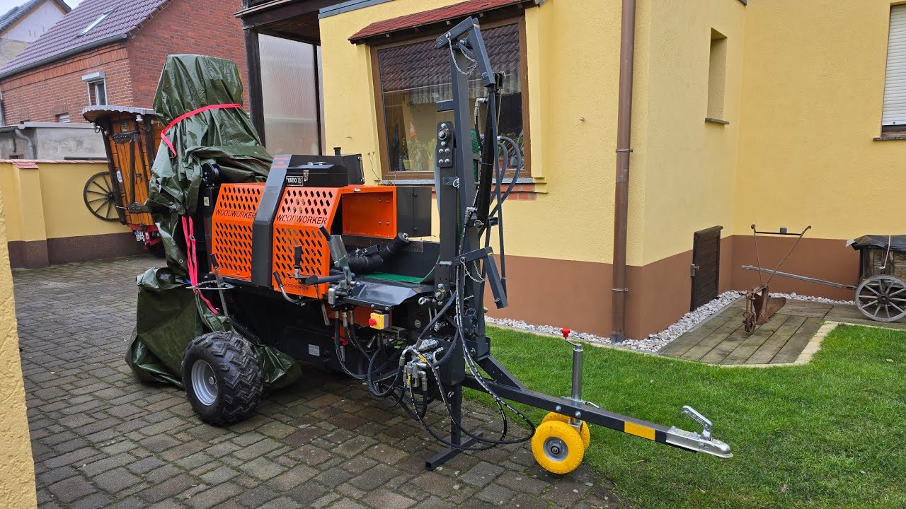 Sägespalter SSP 480 Joy  und Bau eines Stammhebers