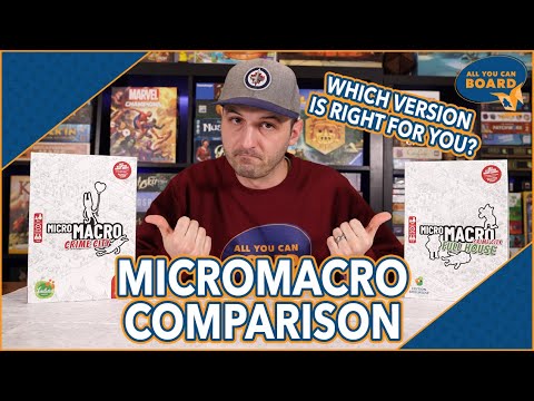 MicroMacro: Crime City - Full House Review  With Comparisons to the  Original MicroMacro 