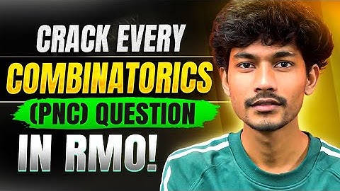 How to Study Combinatorics ( PnC ) For RMO | Sumit Sir | VOS