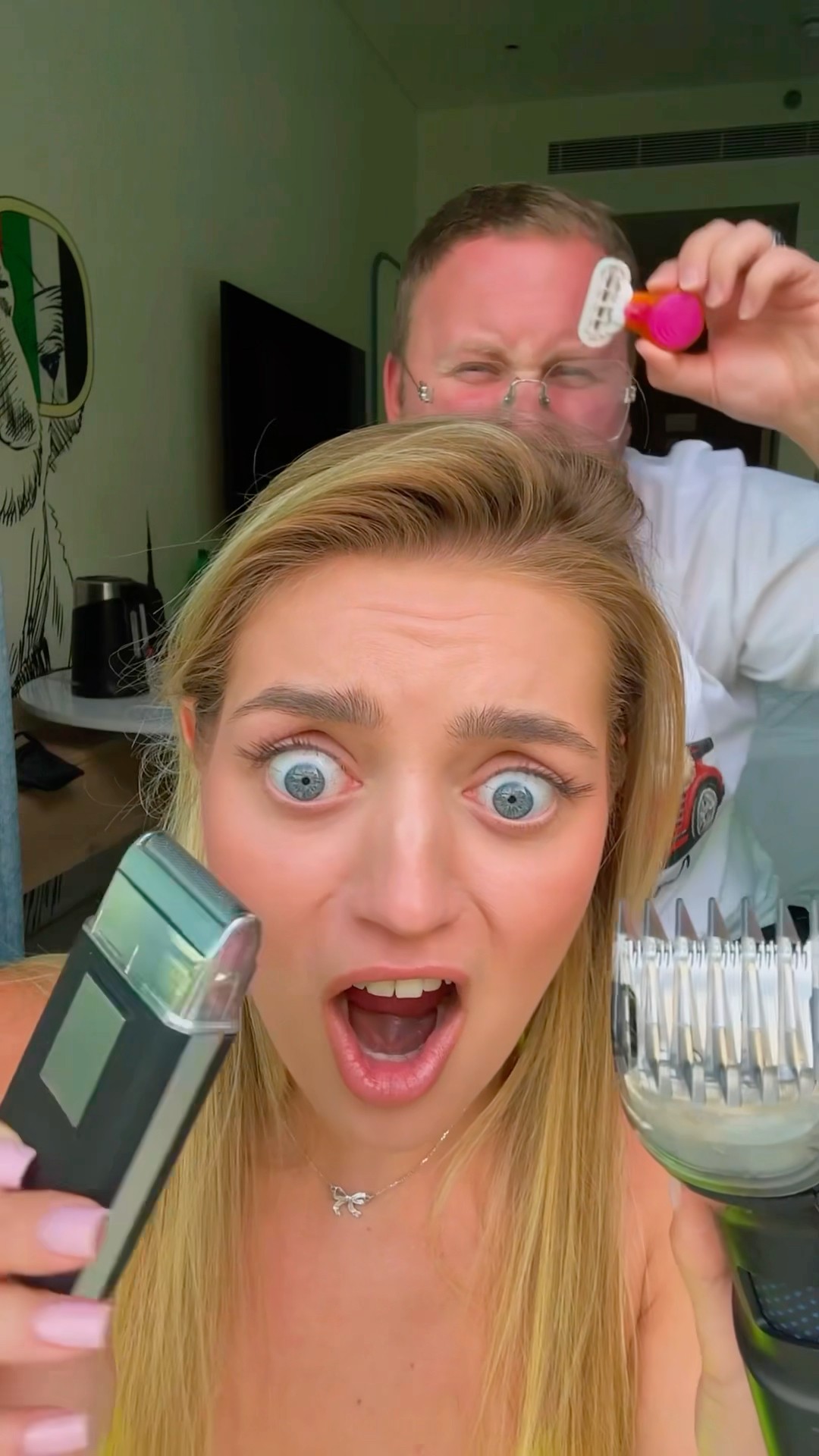 PRANK? Who actually showed eyebrow??