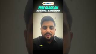 Free Class on Digital Tools & AI Apps for UPSC on 27th April - Akash AIR 101