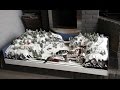 Small Christmas Winter Diorama with Minitrix model train - N gauge 1:160