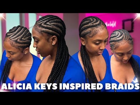 Double braided ponytail . summer hairstyles for black women on