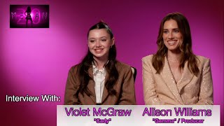 M3Gan 2.0 Interview With Allison Williams, Violet Mcgraw, & M3Gan