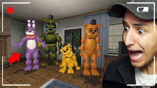 when you see these FNAF ANIMATRONICS enter your house, RUN AWAY FAST!! (Five Nights at Freddy's)