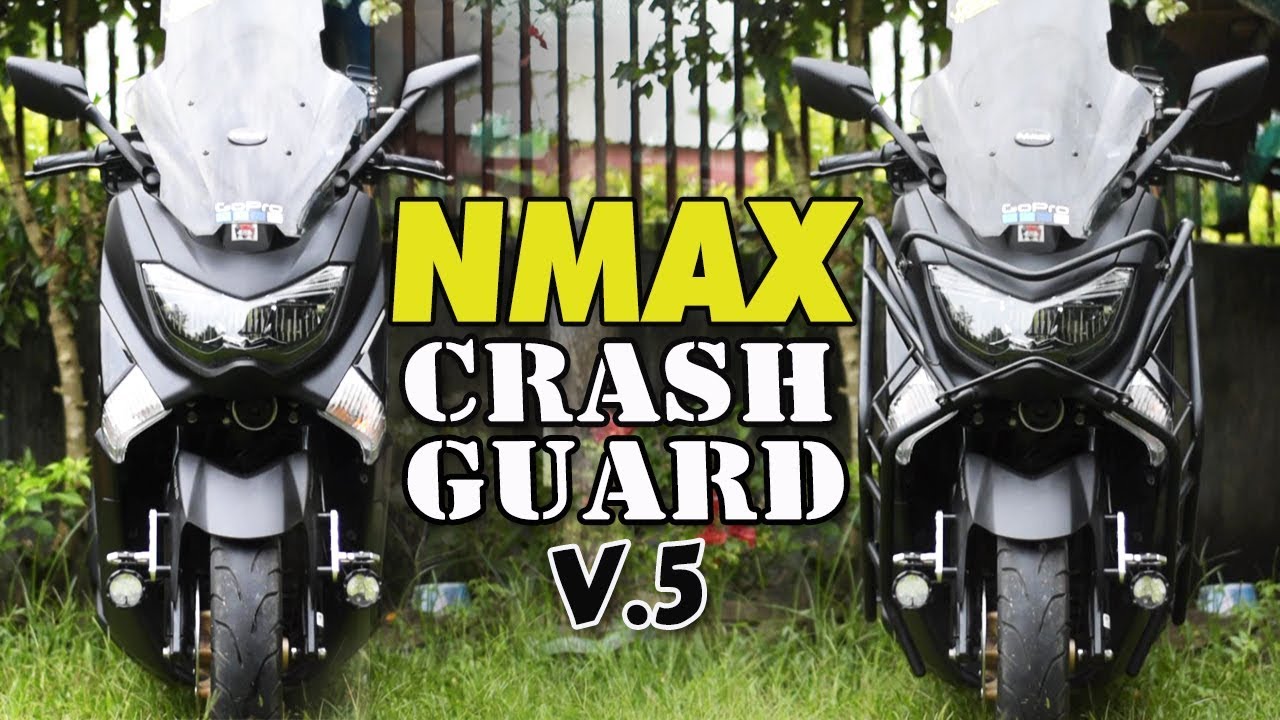 Nmax 19 Installing Crash Guard Version 5 Youtube