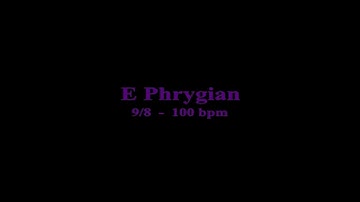 E Phrygian - 9/8 (100 bpm) - Backing track