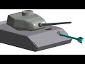 120 mm KE M829 APFSDS Vs T44 Tank Armor Inclined Plate (Tank Scale 0.25)