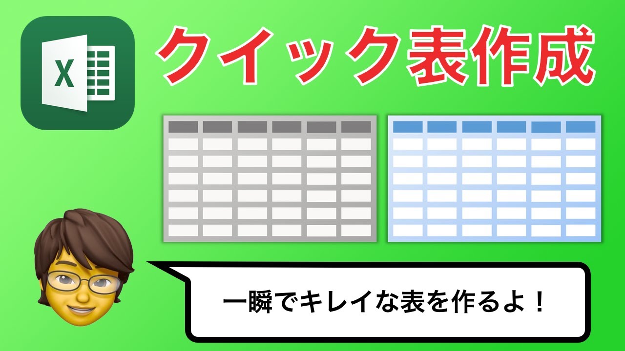 エクセル 005 簡単 見栄えの良い表を作る方法を公開 Youtube エクセル 005 簡単 見栄えの良い表を作る方法を公開 Youtube