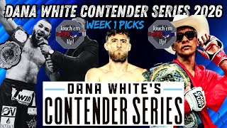 DWCS 2026: Week 1 FULL CARD Predictions and Breakdown! 